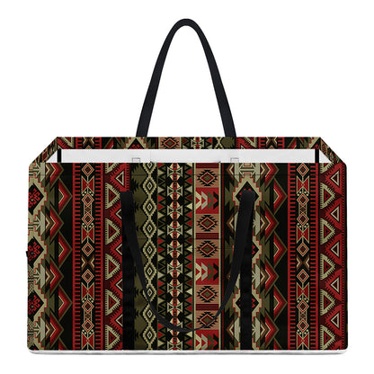 African Ethnic Pattern Print Utility Tote Bag
