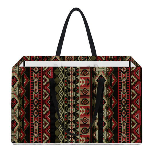African Ethnic Pattern Print Utility Tote Bag