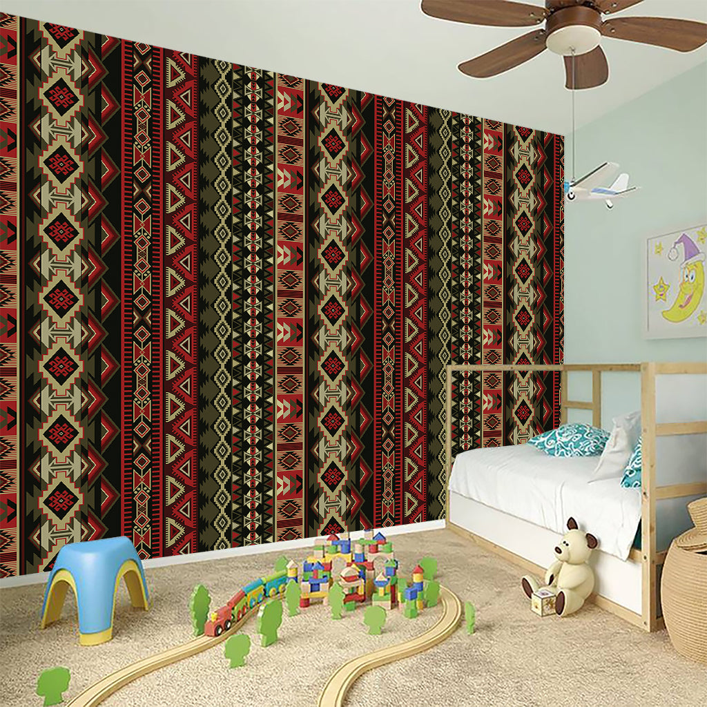 African Ethnic Pattern Print Wall Sticker