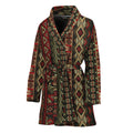 African Ethnic Pattern Print Women's Bathrobe
