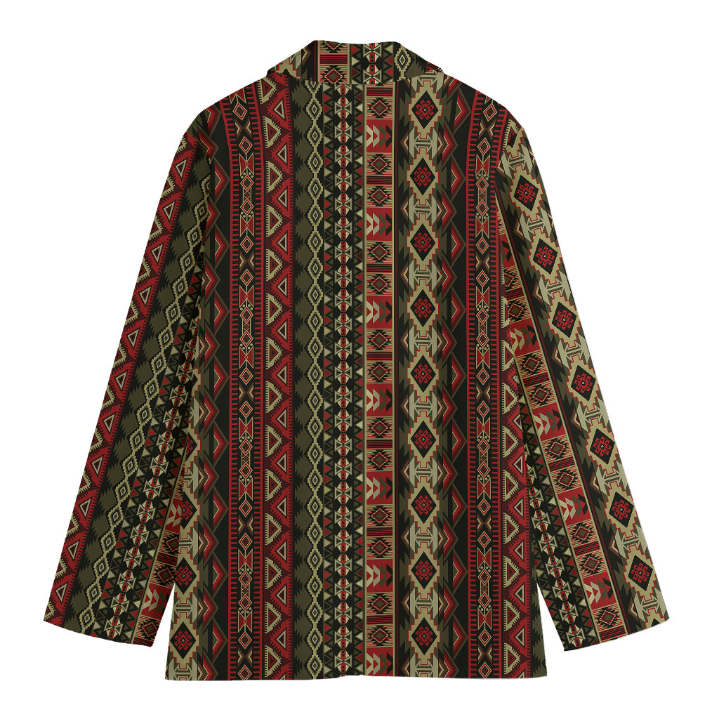 African Ethnic Pattern Print Women's Blazer