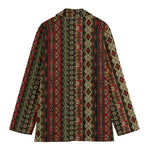 African Ethnic Pattern Print Women's Blazer