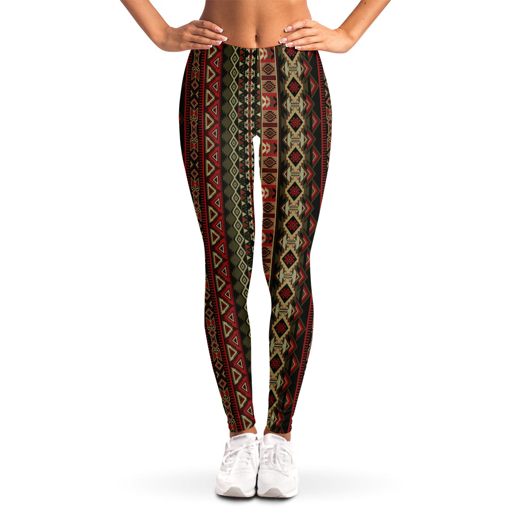 African Ethnic Pattern Print Women's Leggings