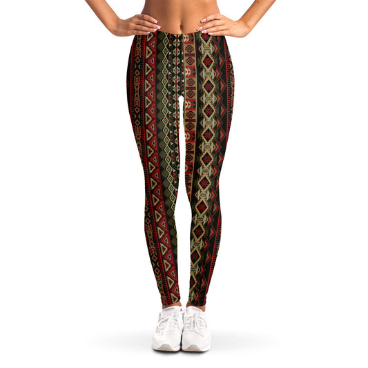 African Ethnic Pattern Print Women's Leggings