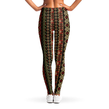 African Ethnic Pattern Print Women's Leggings