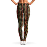African Ethnic Pattern Print Women's Leggings