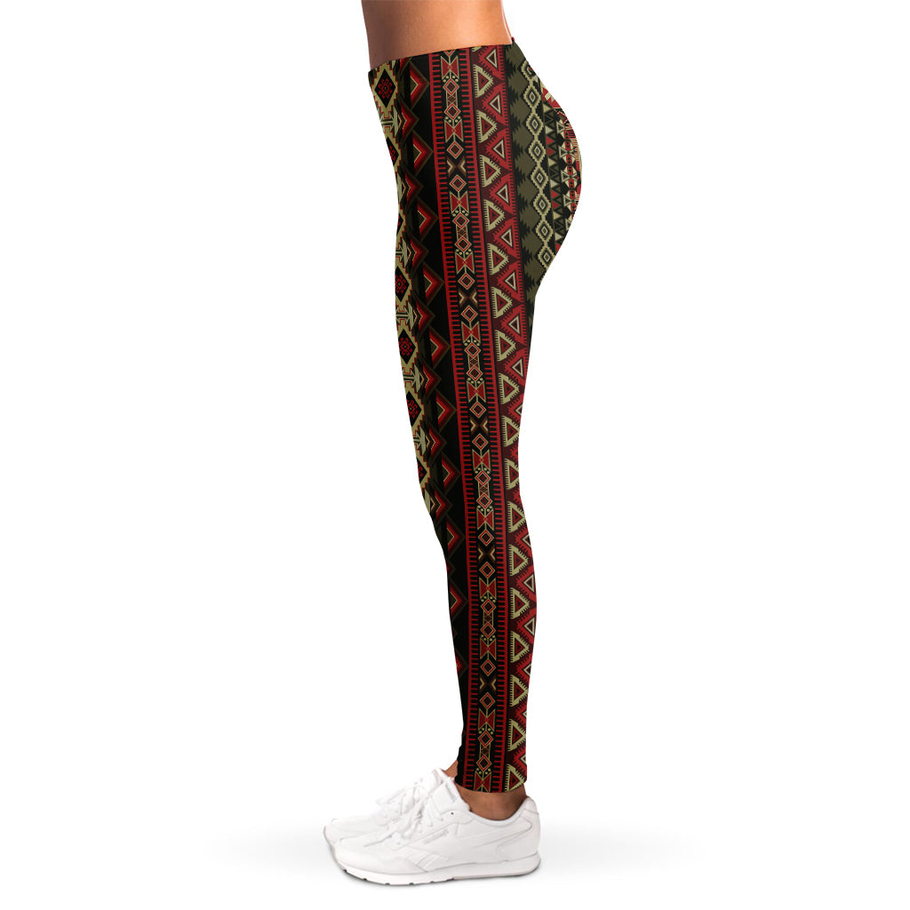 African Ethnic Pattern Print Women's Leggings