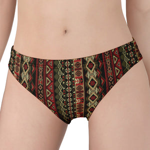 African Ethnic Pattern Print Women's Panties