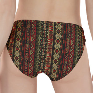 African Ethnic Pattern Print Women's Panties