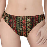 African Ethnic Pattern Print Women's Thong