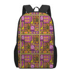 African Ethnic Tribal Inspired Print 17 Inch Backpack