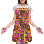 African Ethnic Tribal Inspired Print Adjustable Apron