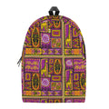 African Ethnic Tribal Inspired Print School Backpack