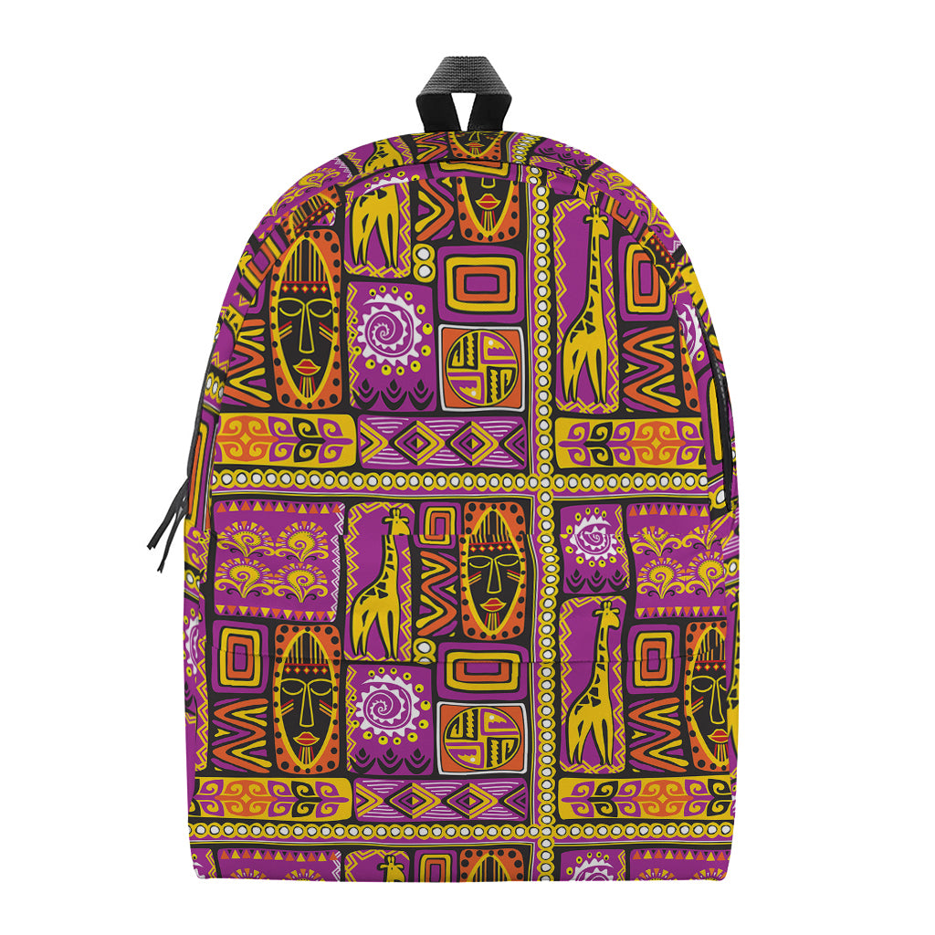 African Ethnic Tribal Inspired Print Backpack