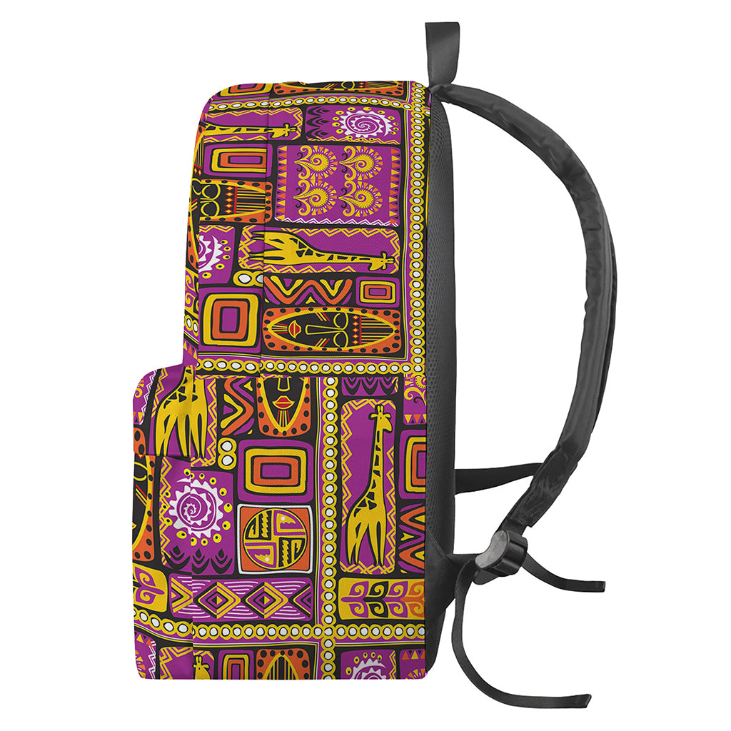 African Ethnic Tribal Inspired Print Backpack