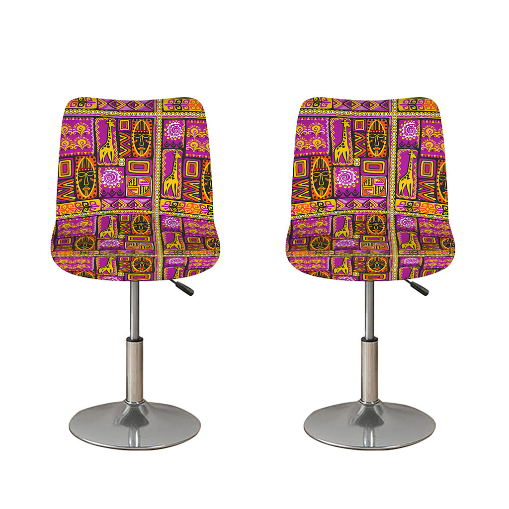 African Ethnic Tribal Inspired Print Bar Stool Covers