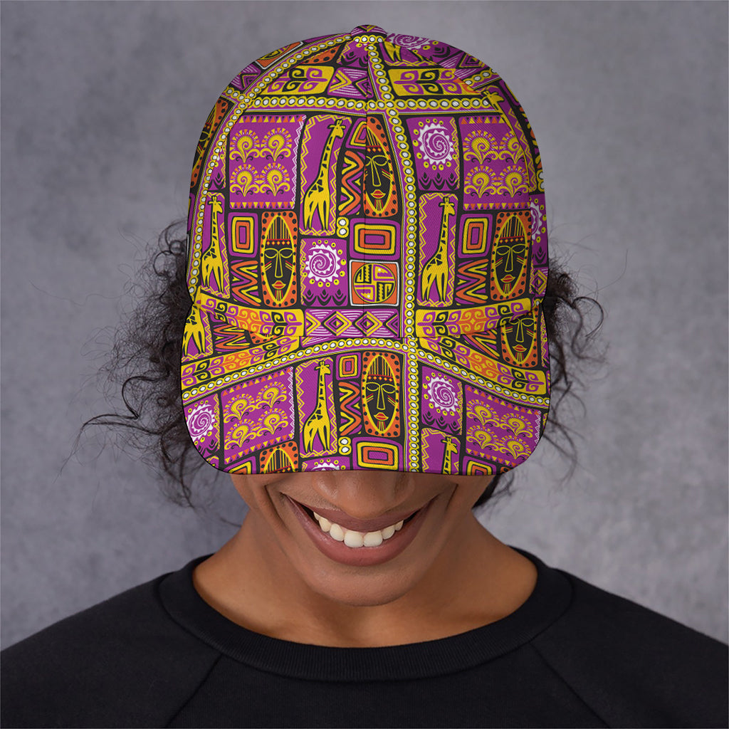 African Ethnic Tribal Inspired Print Baseball Cap