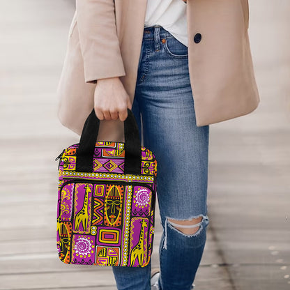 African Ethnic Tribal Inspired Print Bible Tote Bag