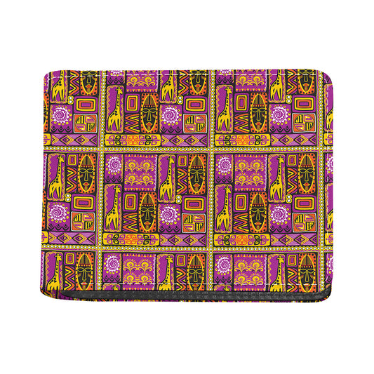 African Ethnic Tribal Inspired Print Bifold Wallet