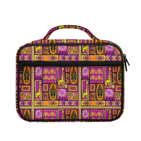 African Ethnic Tribal Inspired Print Briefcase Bible Bag