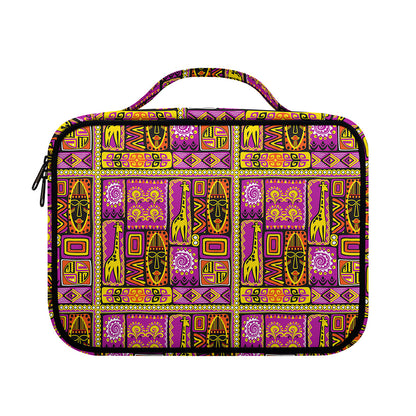 African Ethnic Tribal Inspired Print Briefcase Bible Bag