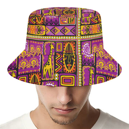 African Ethnic Tribal Inspired Print Bucket Hat