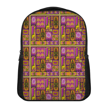 African Ethnic Tribal Inspired Print Casual Backpack