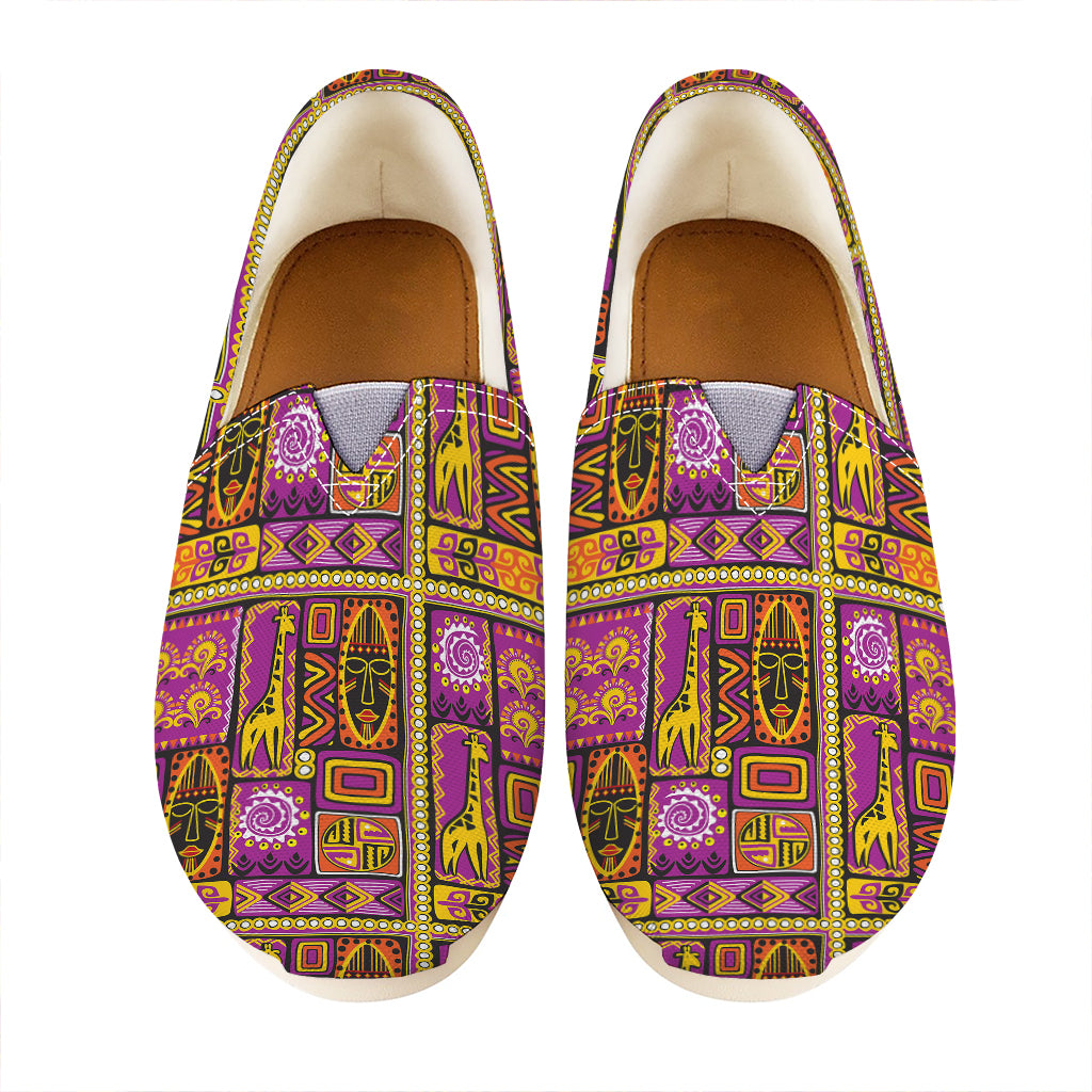African Ethnic Tribal Inspired Print Casual Shoes