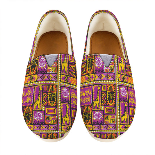African Ethnic Tribal Inspired Print Casual Shoes