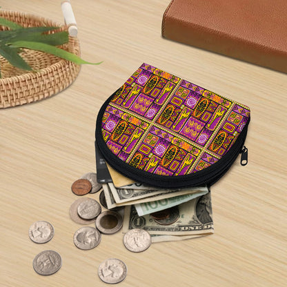 African Ethnic Tribal Inspired Print Coin Purse