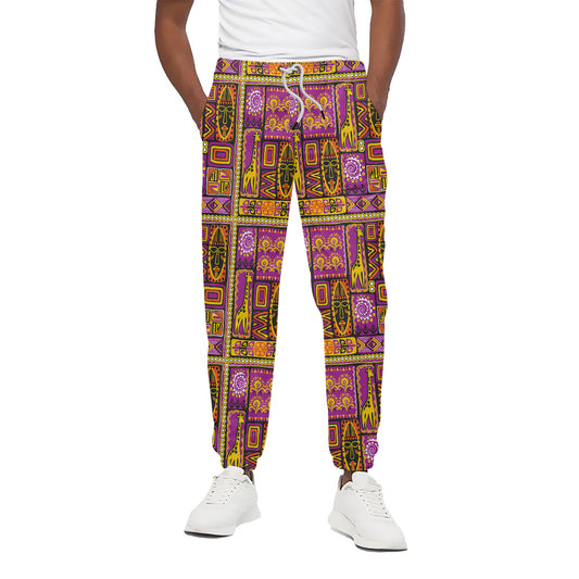 African Ethnic Tribal Inspired Print Cotton Pants