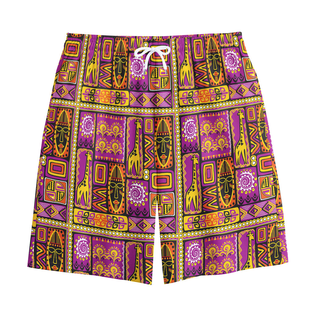 African Ethnic Tribal Inspired Print Cotton Shorts