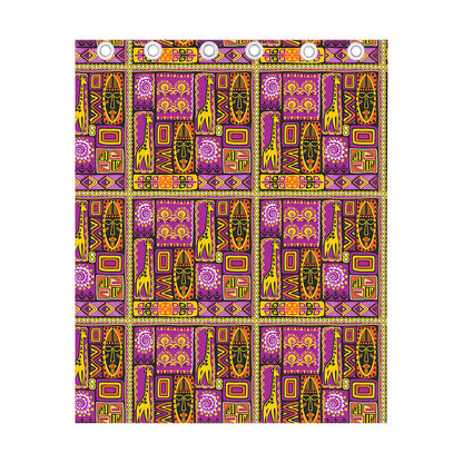 African Ethnic Tribal Inspired Print Curtain