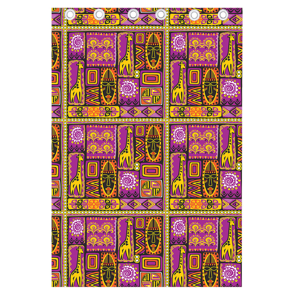 African Ethnic Tribal Inspired Print Curtain