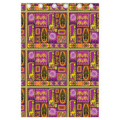 African Ethnic Tribal Inspired Print Curtain