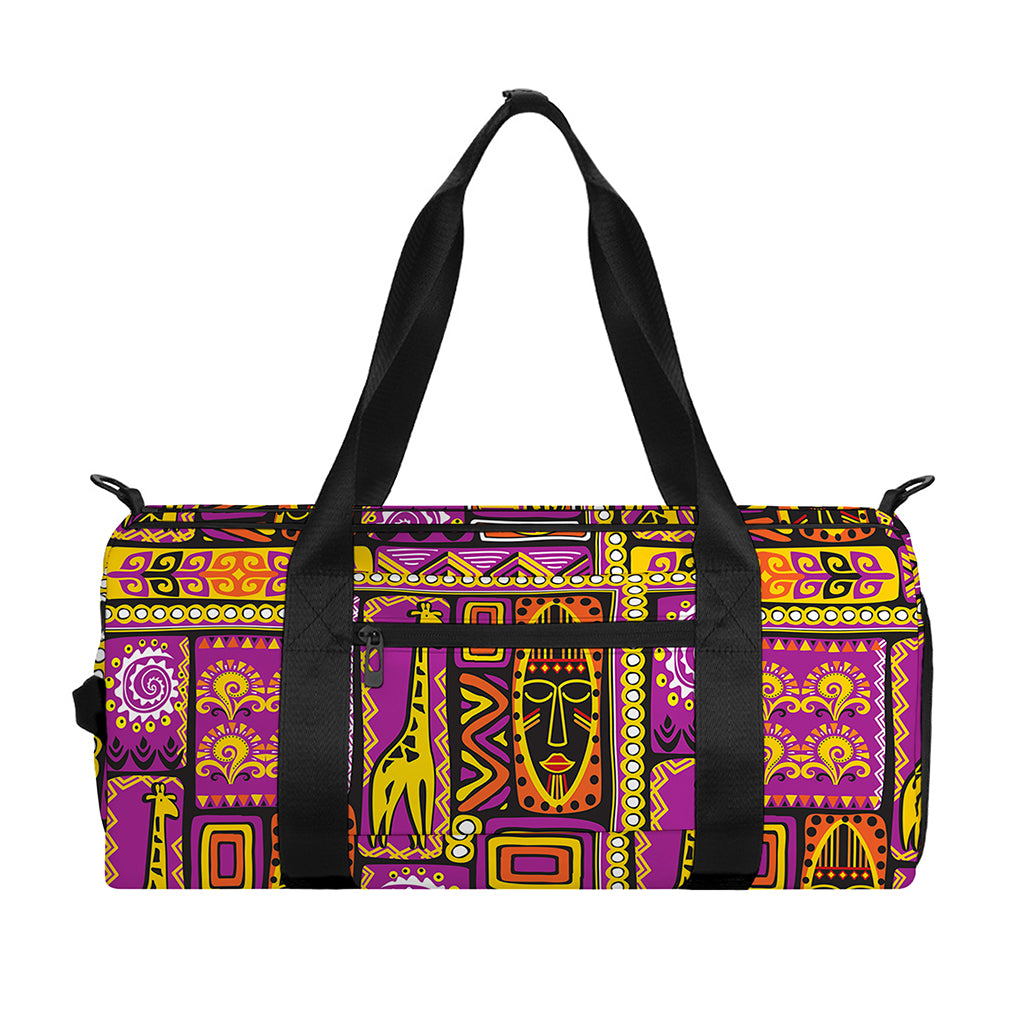 African Ethnic Tribal Inspired Print Gym Bag