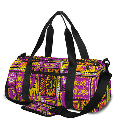 African Ethnic Tribal Inspired Print Gym Bag