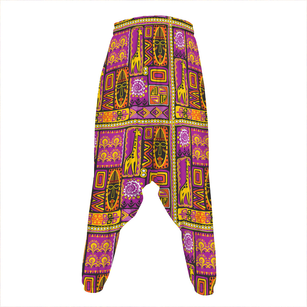 African Ethnic Tribal Inspired Print Hammer Pants