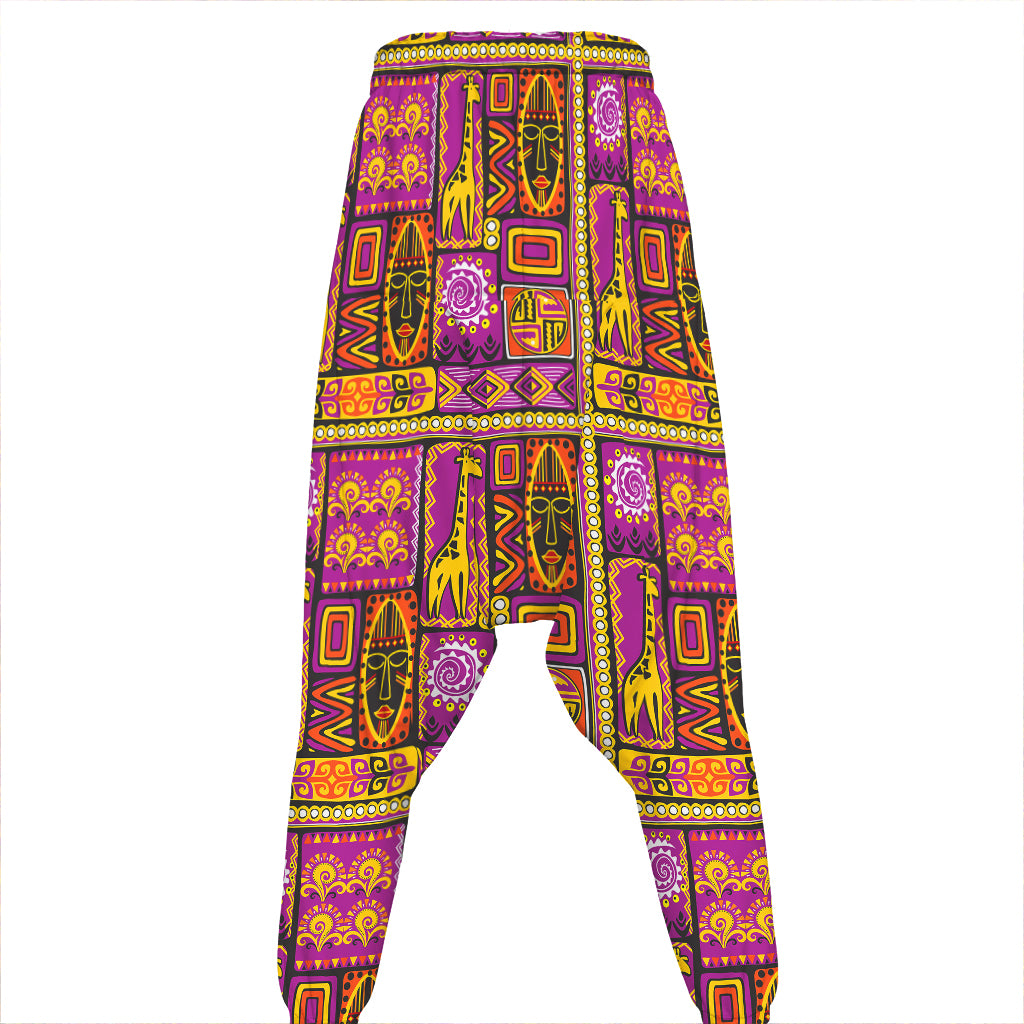 African Ethnic Tribal Inspired Print Hammer Pants