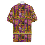 African Ethnic Tribal Inspired Print Hawaiian Shirt