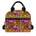 African Ethnic Tribal Inspired Print Insulated Lunch Bag