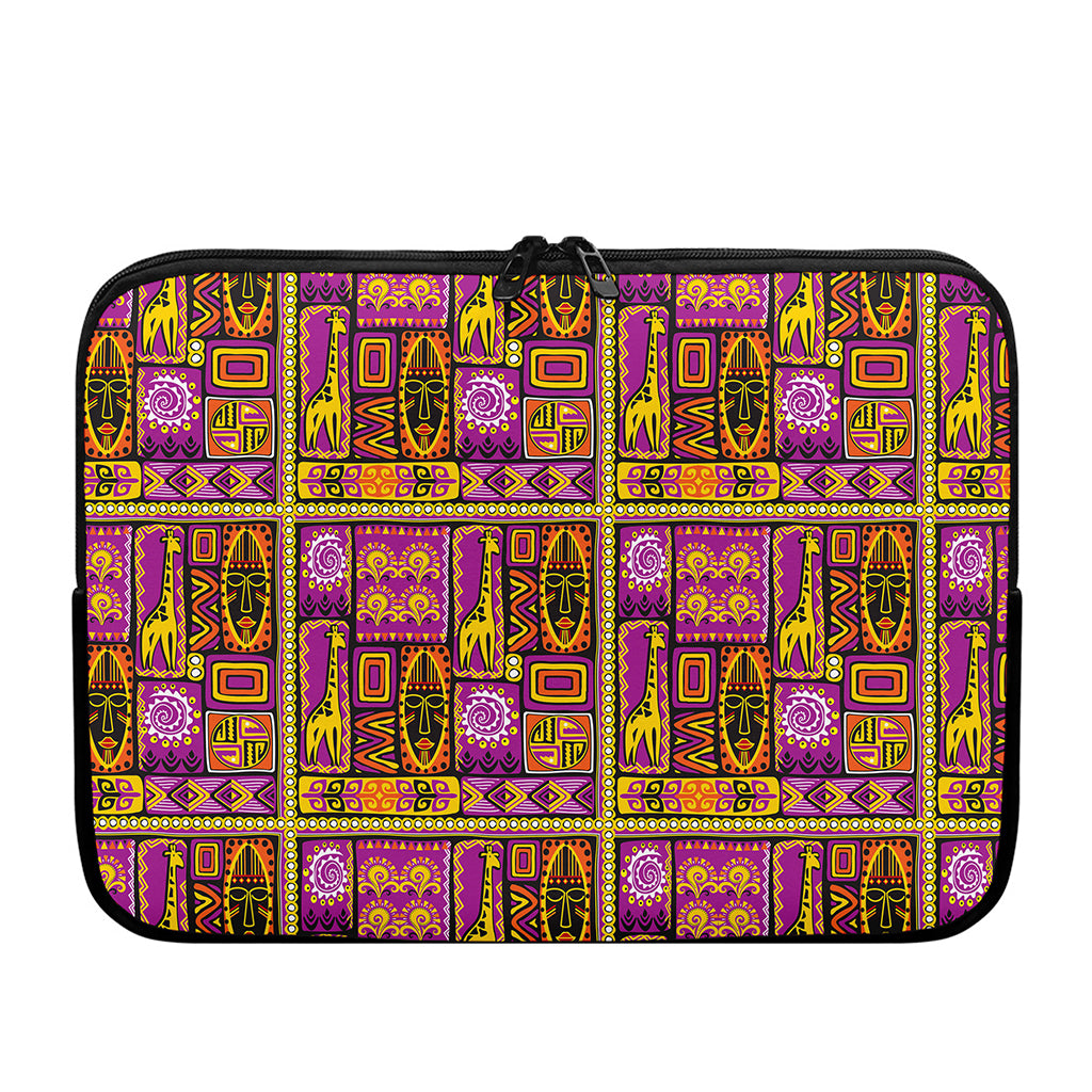 African Ethnic Tribal Inspired Print Laptop Sleeve