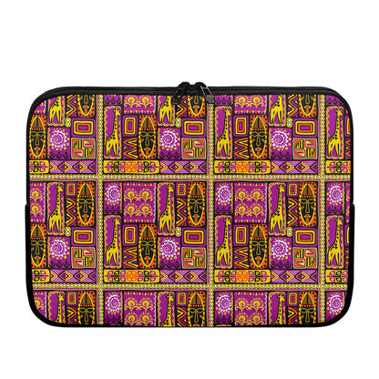 African Ethnic Tribal Inspired Print Laptop Sleeve