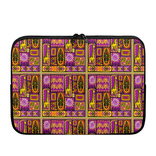 African Ethnic Tribal Inspired Print Laptop Sleeve
