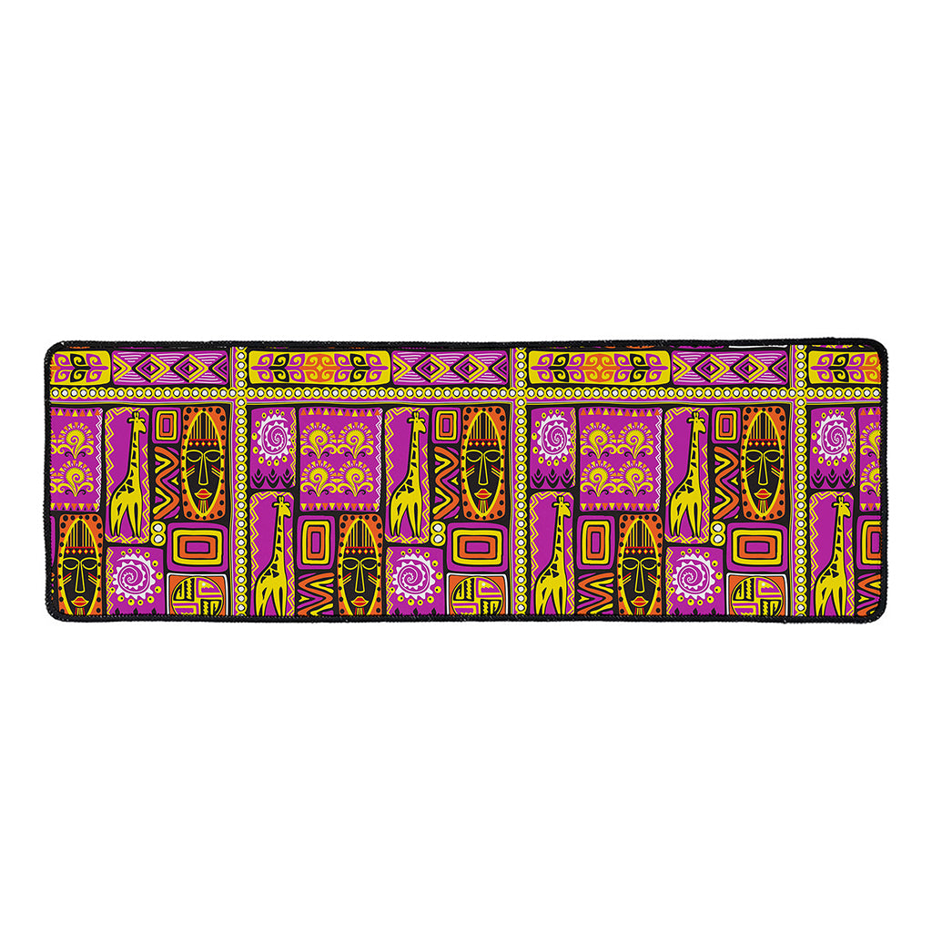 African Ethnic Tribal Inspired Print Long Kitchen Mat