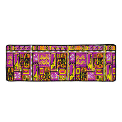 African Ethnic Tribal Inspired Print Long Kitchen Mat