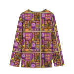 African Ethnic Tribal Inspired Print Long Sleeve Short Coat