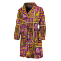 African Ethnic Tribal Inspired Print Men's Bathrobe