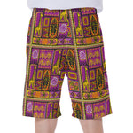 African Ethnic Tribal Inspired Print Men's Beach Shorts