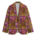 African Ethnic Tribal Inspired Print Men's Blazer
